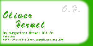 oliver hermel business card